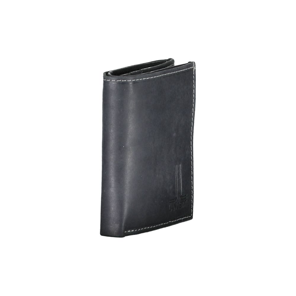 Lancetti Black Leather Wallet