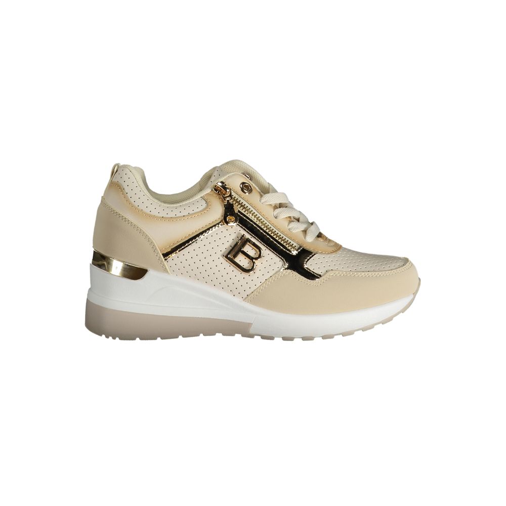 Laura Biagiotti Beige Polyester Sneaker