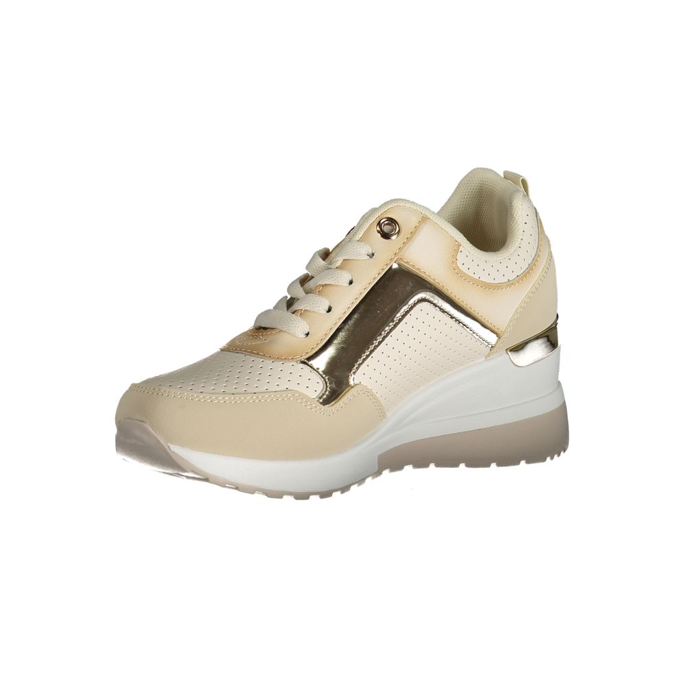 Laura Biagiotti Beige Polyester Sneaker