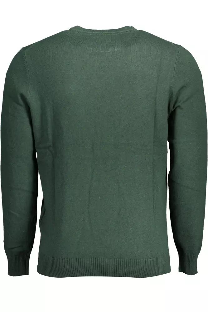 Lyle & Scott Elegant Green Cotton-Wool Blend Sweater