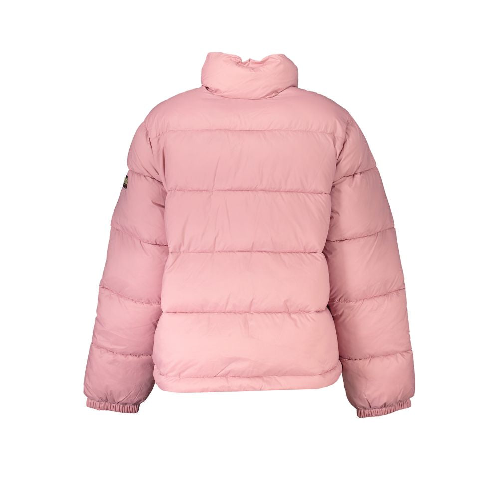 Napapijri Chic Pink Polyamide Long Sleeve Jacket