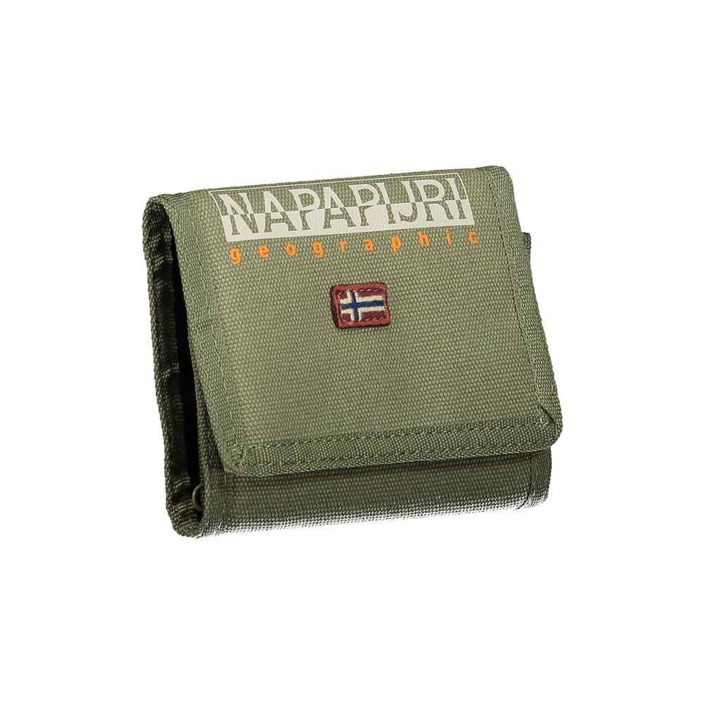 Napapijri Green Cotton Wallet