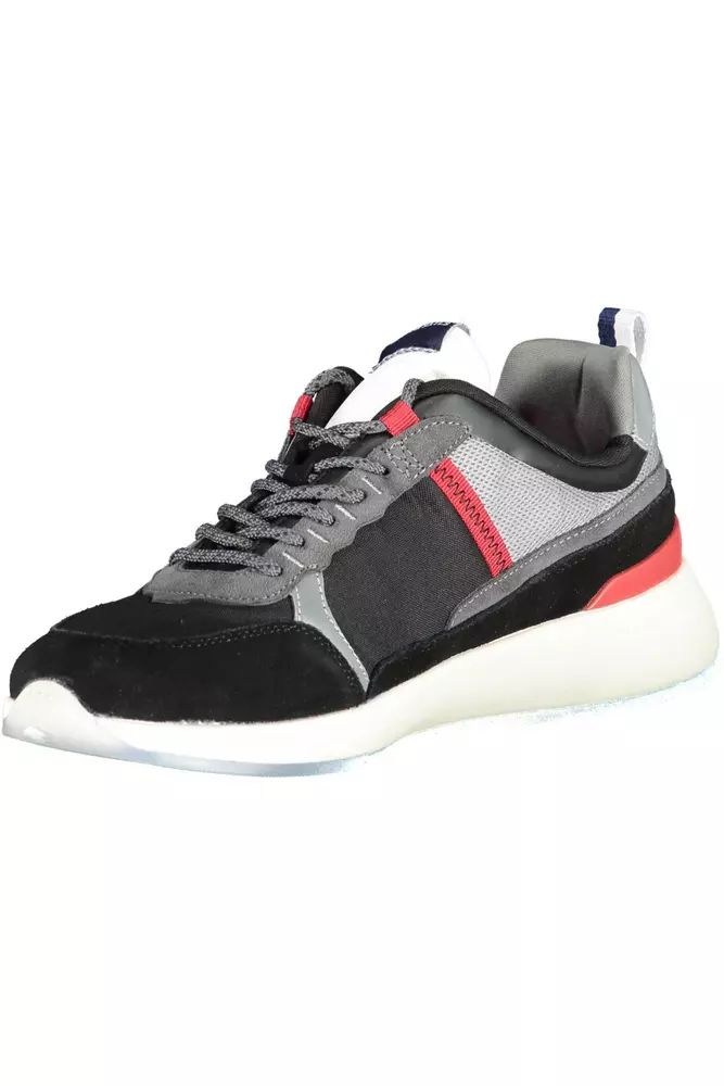 North Sails Black Leather Sneaker