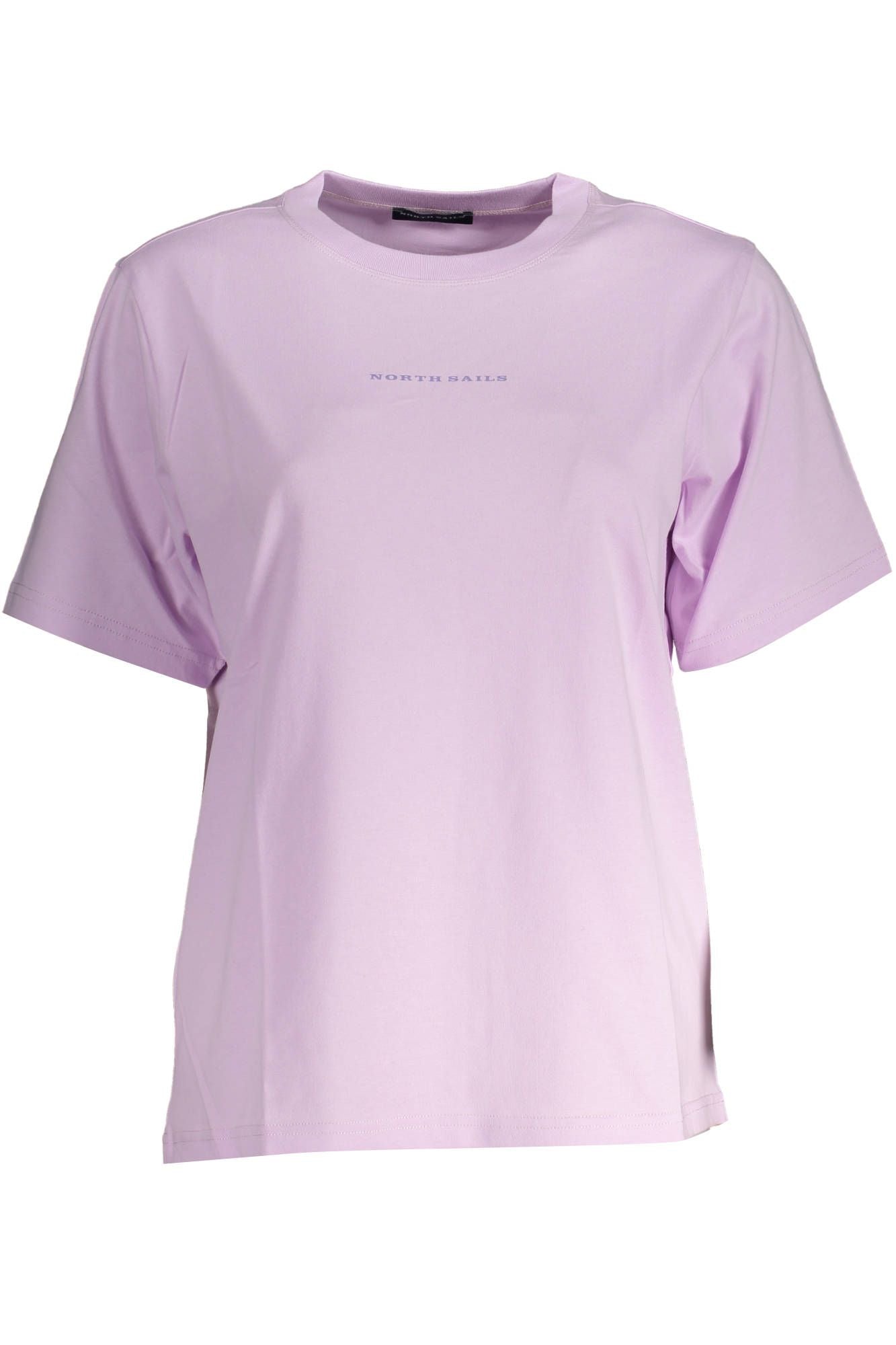 North Sails Chic Pink Organic Cotton Tee with Logo Print