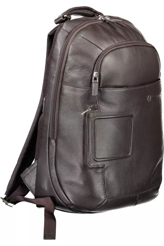 Piquadro Brown Nylon Backpack