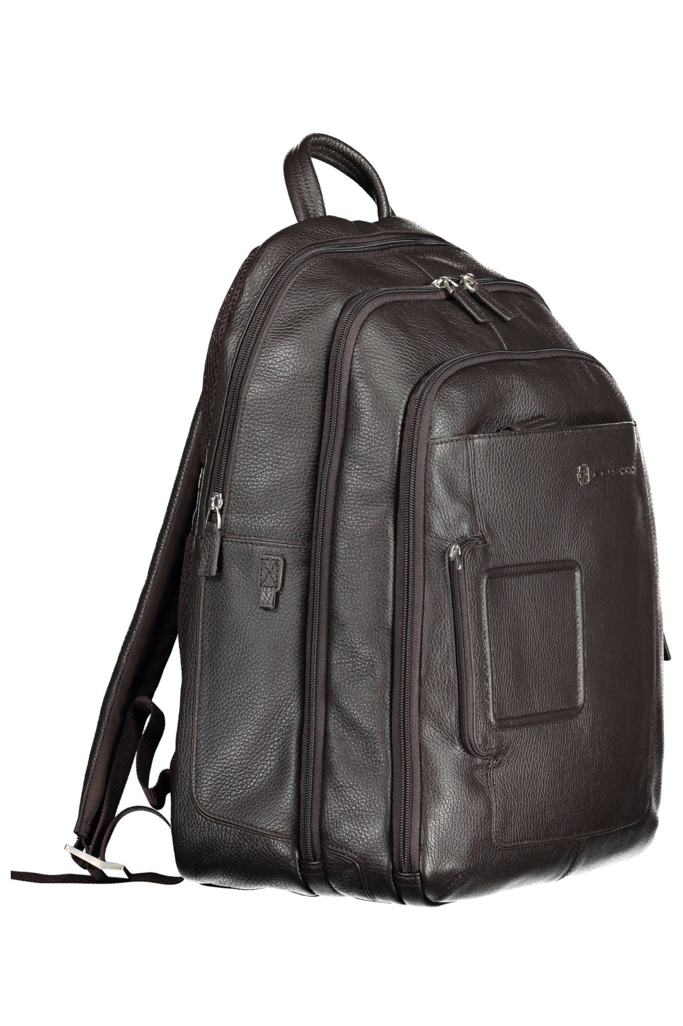 Piquadro Brown Leather Backpack