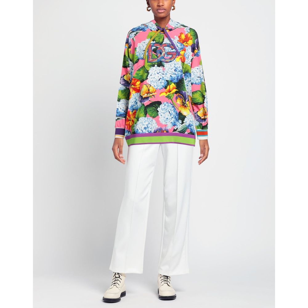 Dolce & Gabbana Iconic Floral Viscose Hoodie