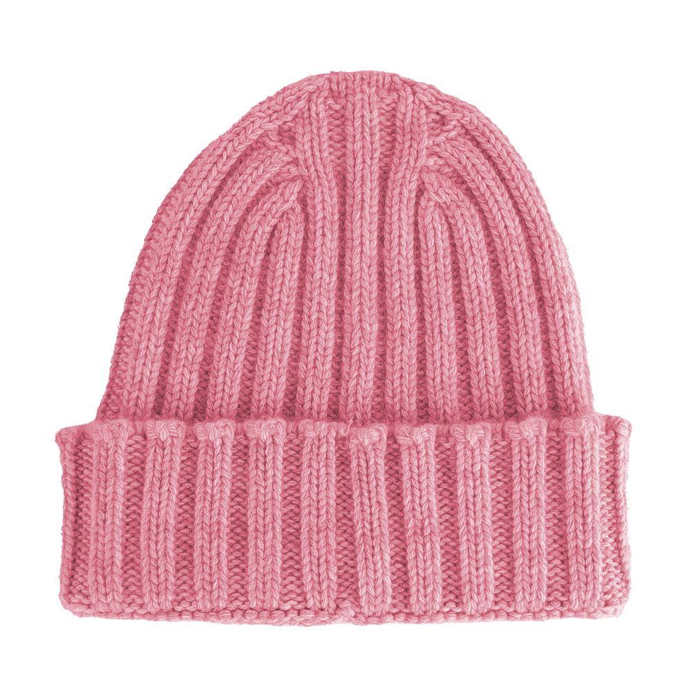 Made in Italy Pink Cashmere Hat