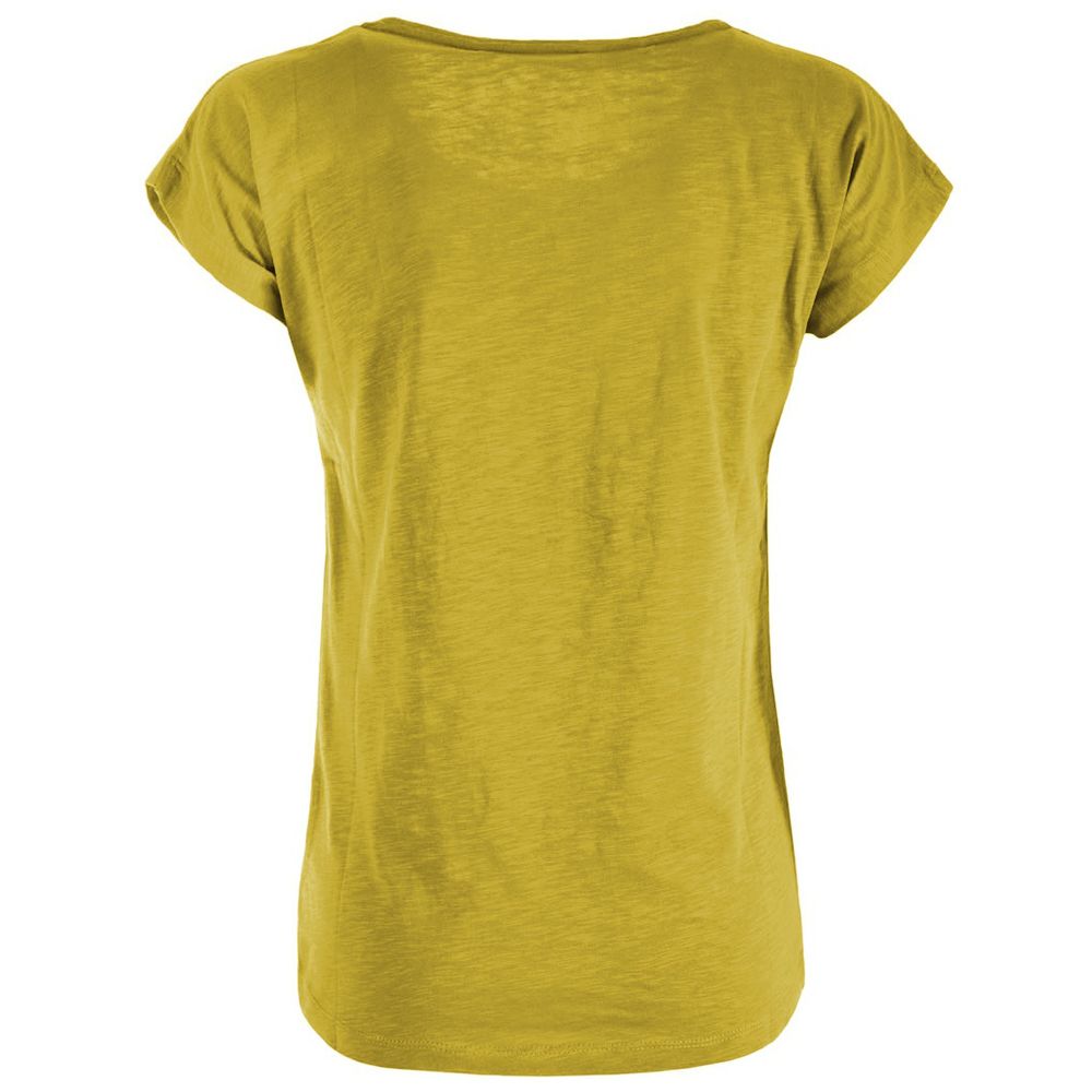 Yes Zee Yellow Cotton Tops & T-Shirt