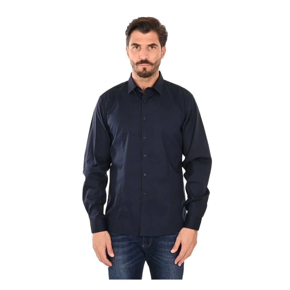 Ballantyne Blue Cotton Shirt