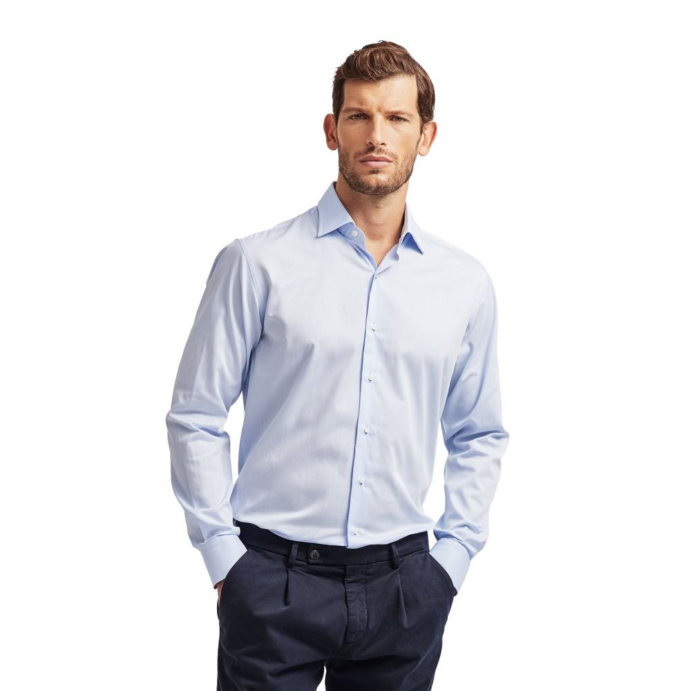 Ballantyne Light Blue Cotton Shirt