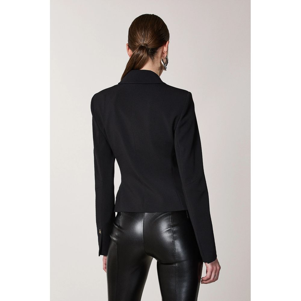 Patrizia Pepe Black Polyester Suits & Blazer