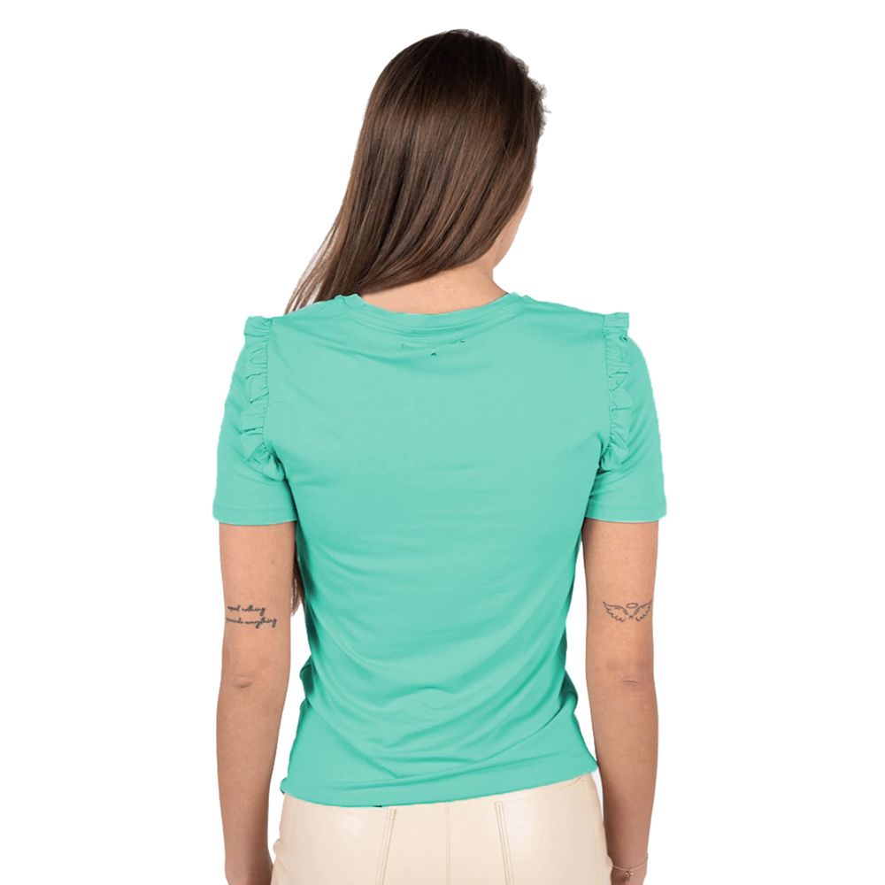 Patrizia Pepe Green Viscose Tops & T-Shirt