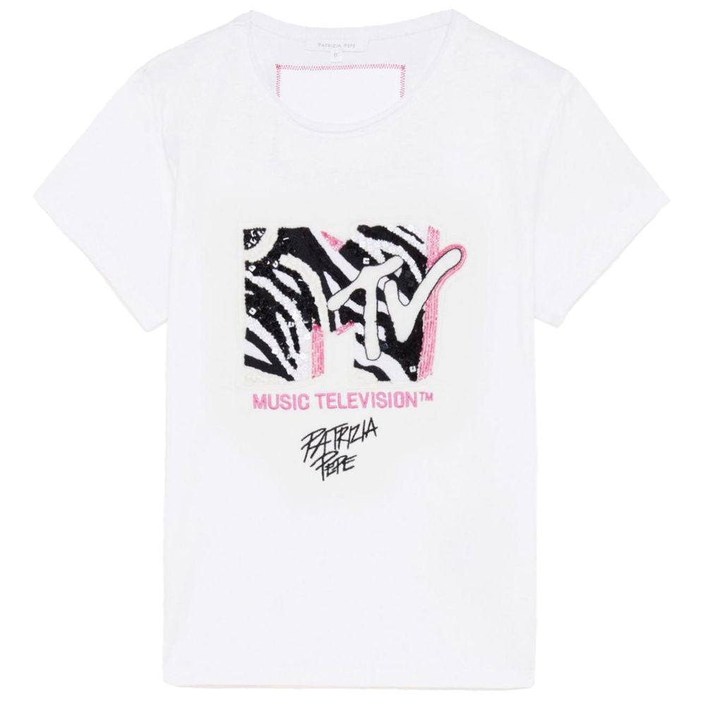 Patrizia Pepe White Cotton Tops & T-Shirt