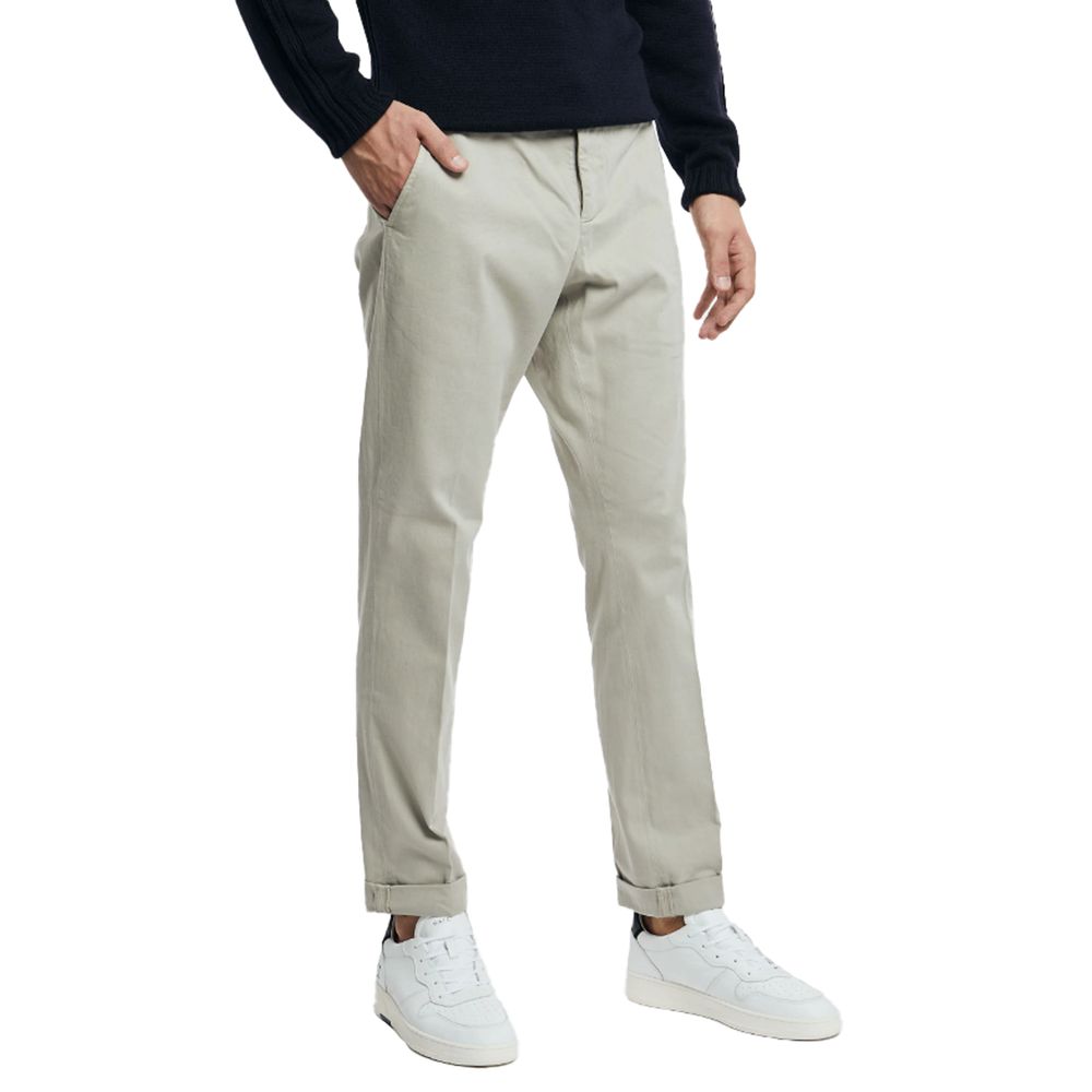 Dondup Gray Cotton Jeans & Pant