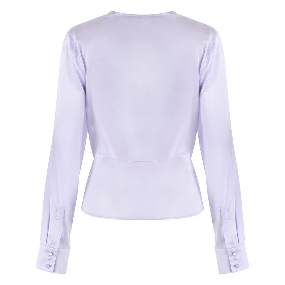 PINKO Purple Silk Tops & T-Shirt