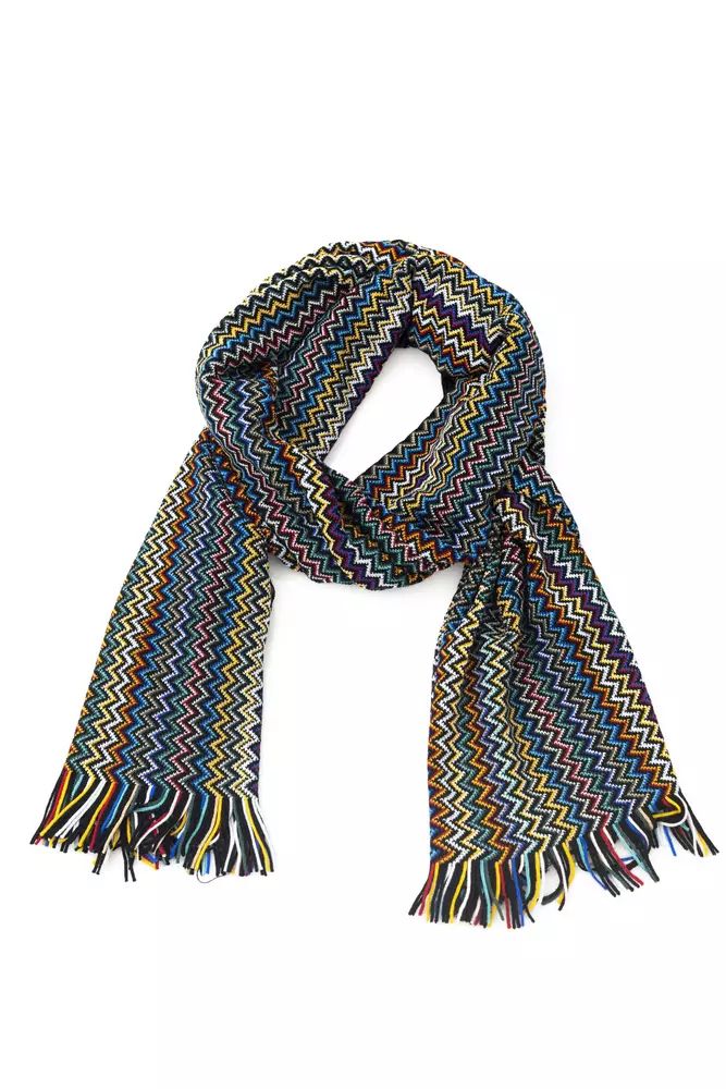 Missoni Geometric Fantasy Chic Fringed Scarf