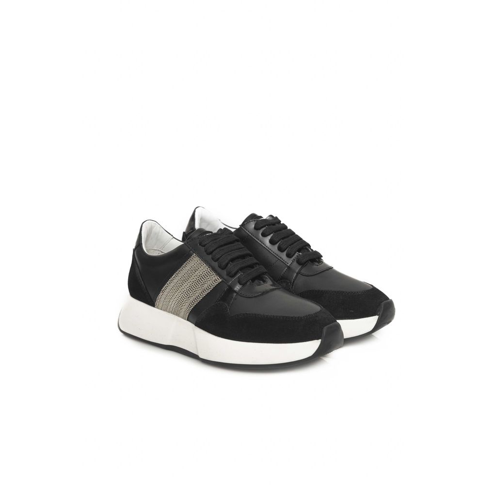 Cerruti 1881 Black COW Leather Sneaker