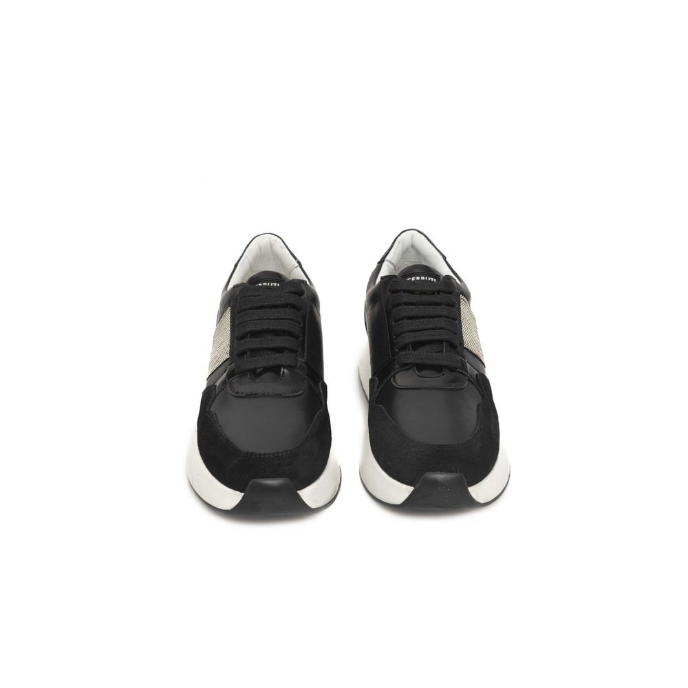 Cerruti 1881 Black COW Leather Sneaker