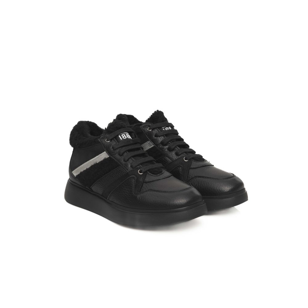 Cerruti 1881 Black COW Leather Sneaker