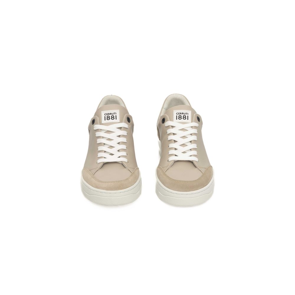 Cerruti 1881 Beige COW Leather Sneaker