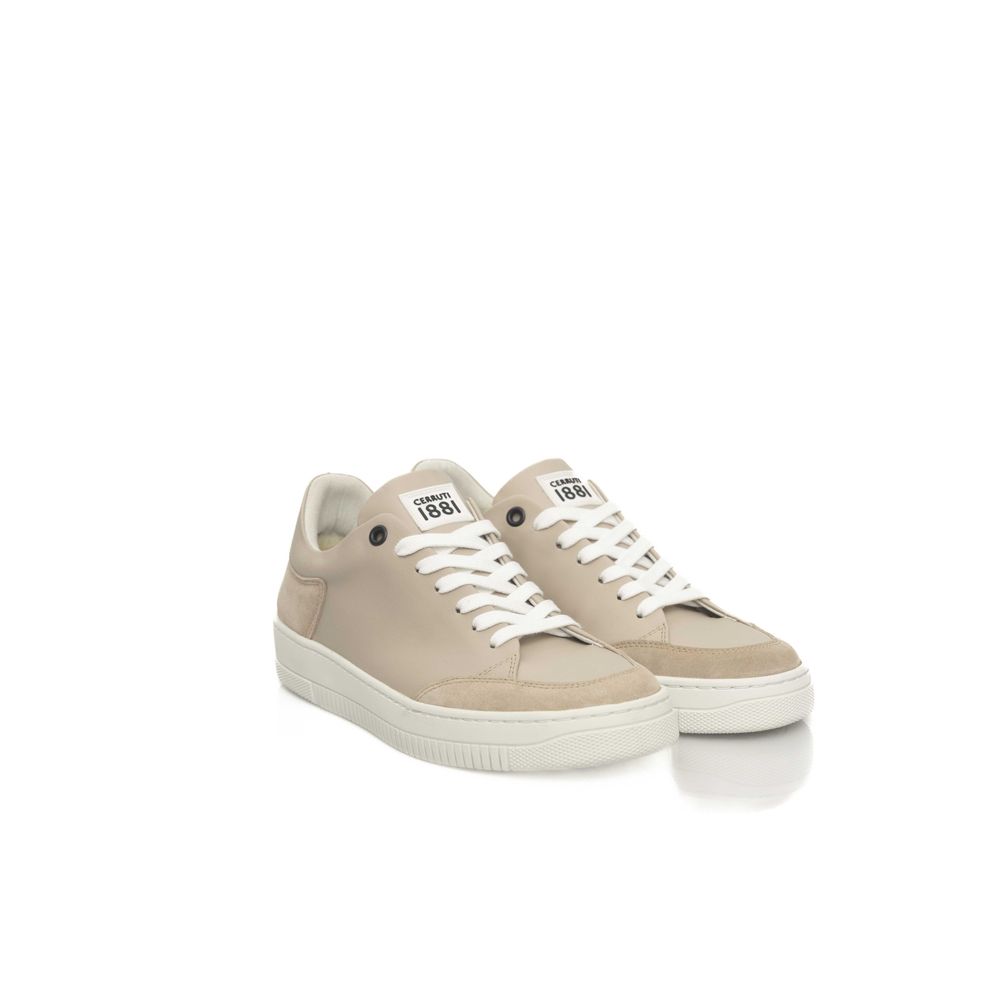 Cerruti 1881 Beige COW Leather Sneaker