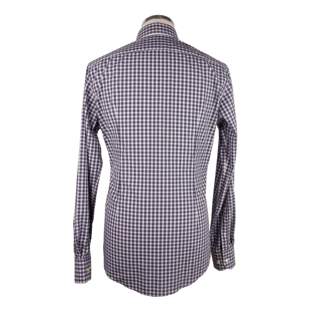 Made in Italy Blue Cotton Shirt