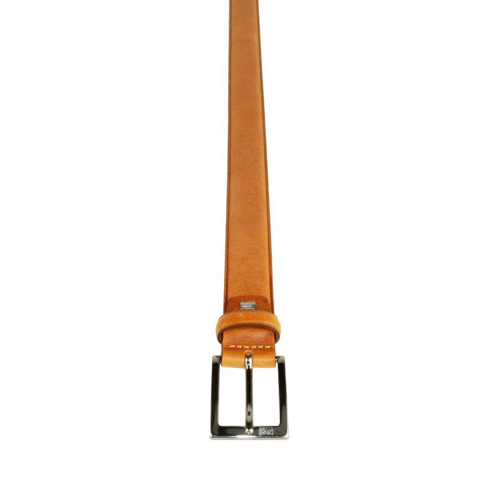 Cavalli Class Brown Leather Di Calfskin Belt