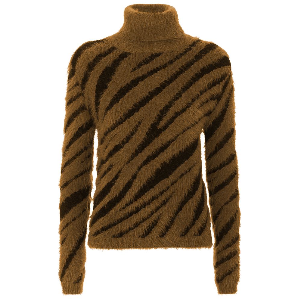 Brown Polyamide Sweater