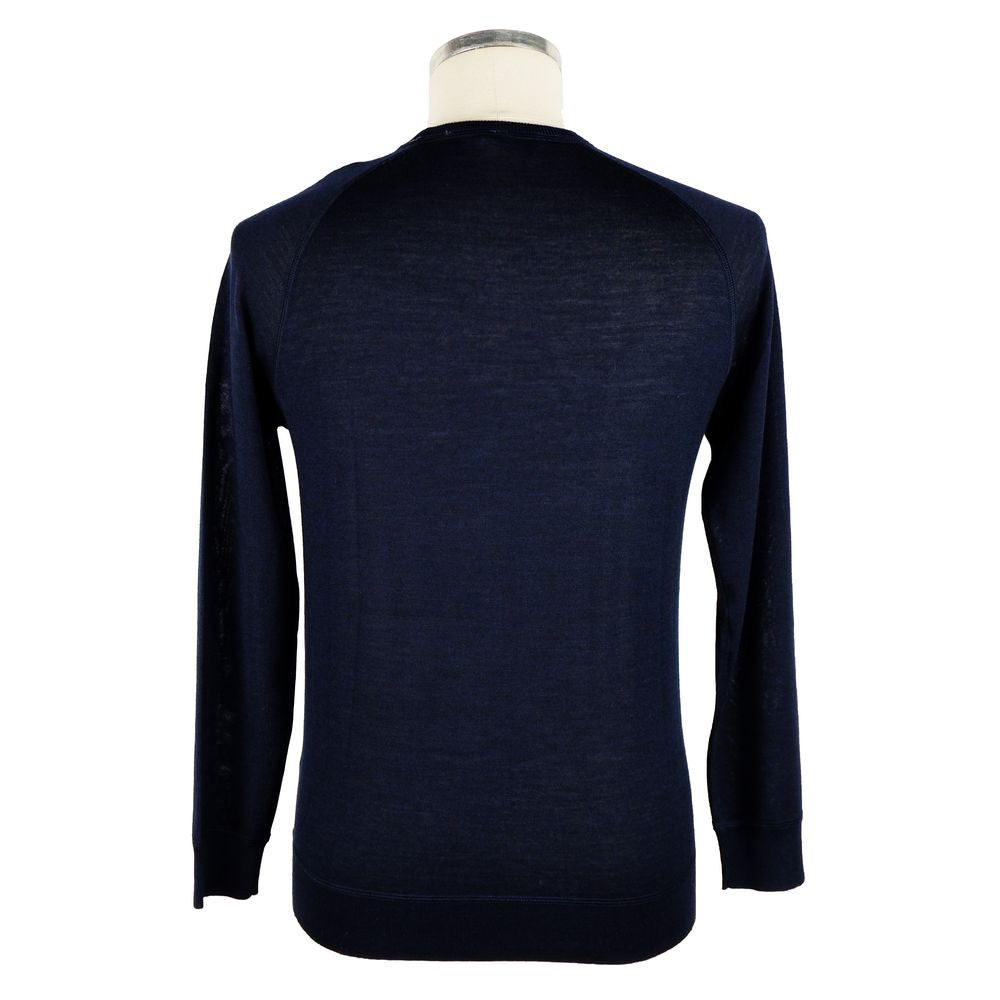 Blue Merino Wool Sweater