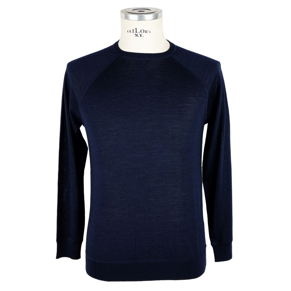 Blue Merino Wool Sweater