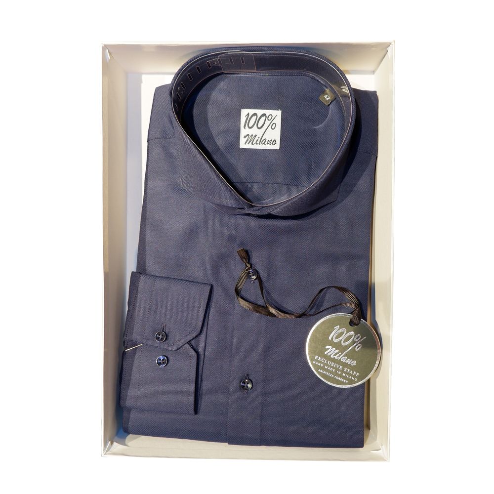 Made in Italy Blue Shirt