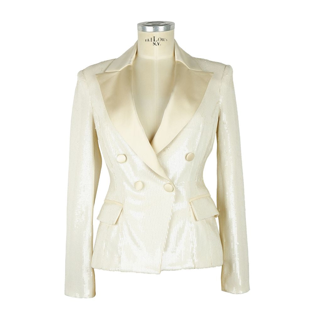 Elisabetta Franchi White Polyester Suits & Blazer