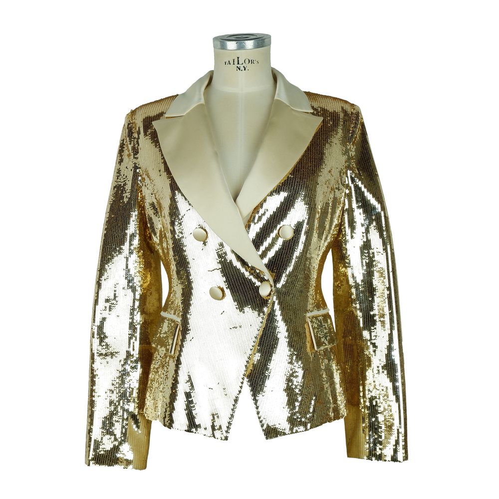 Elisabetta Franchi Yellow Polyester Suits & Blazer