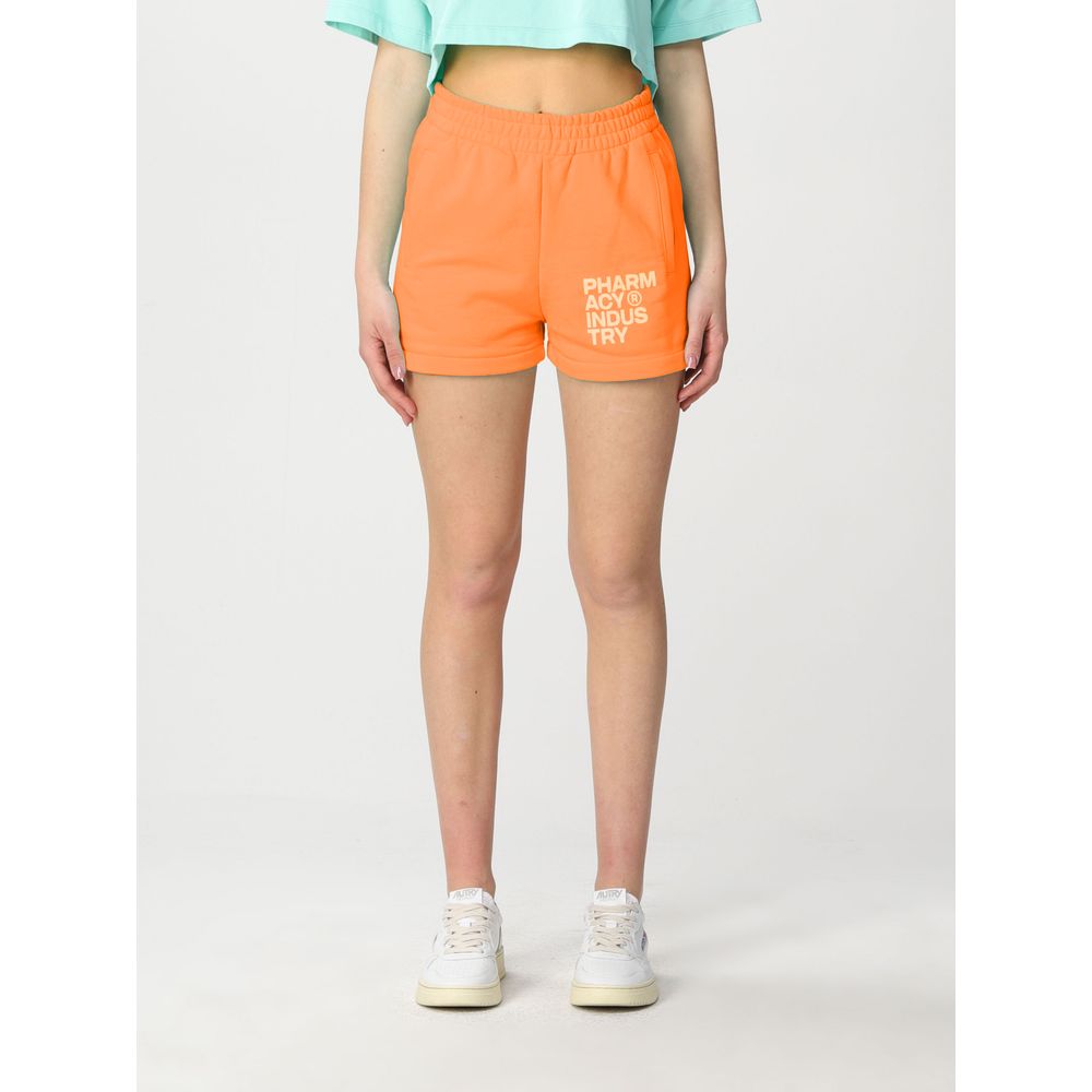 Orange Cotton Short