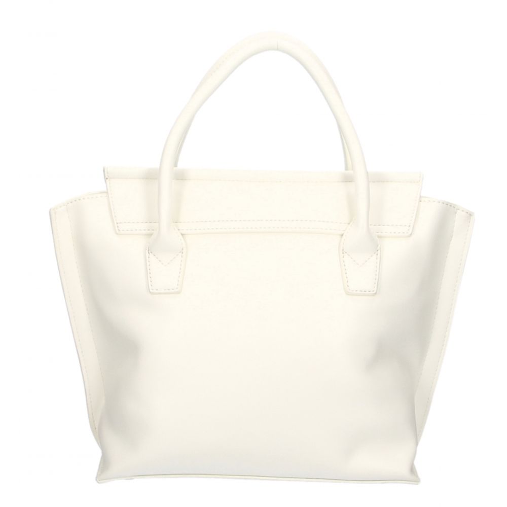 White Polyurethane Handbag