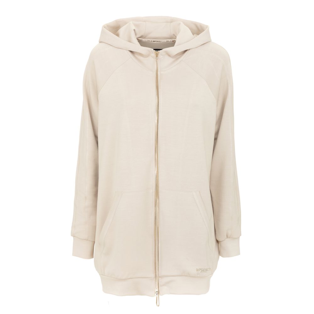 Beige Polyester Sweater