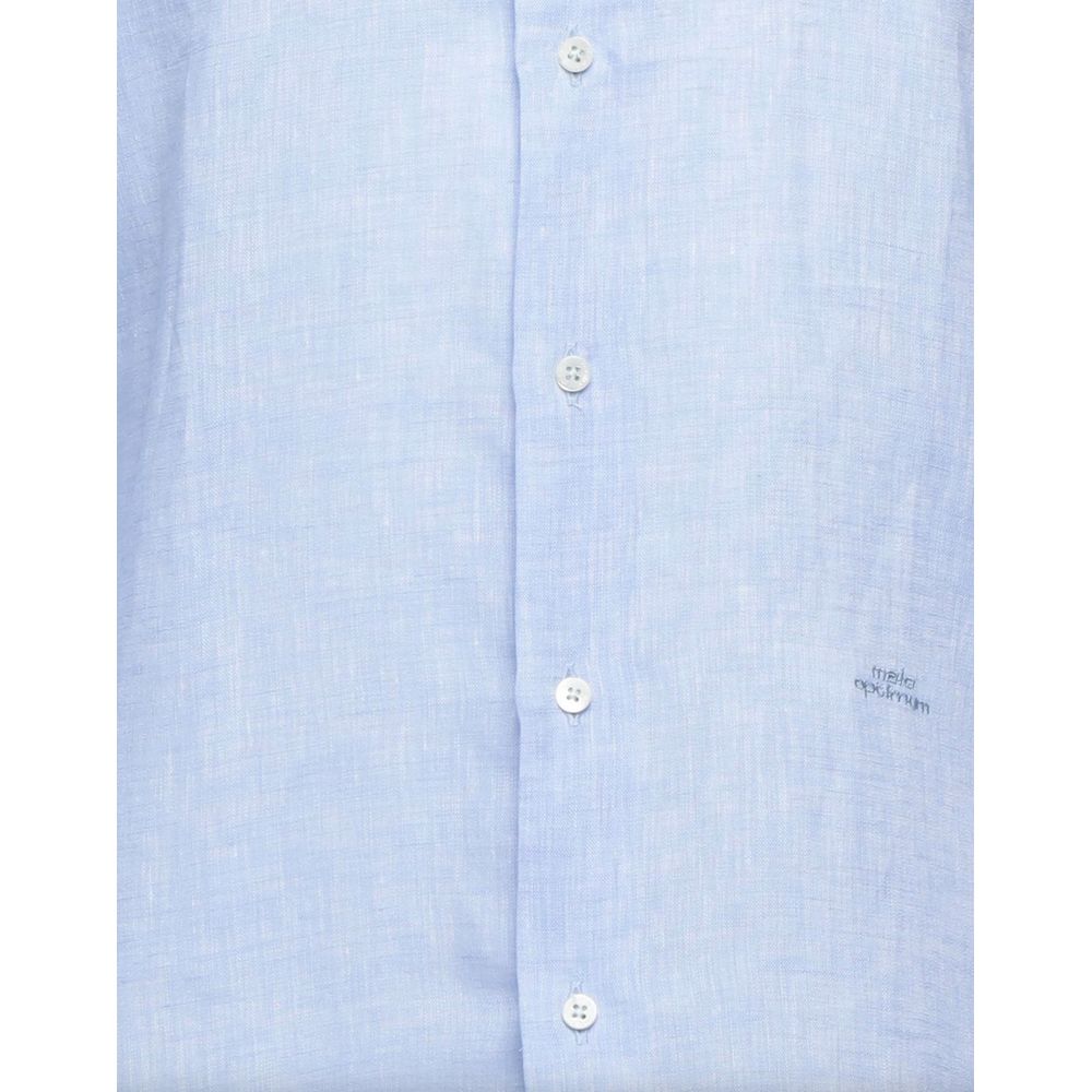 Malo Light Blue Linen Shirt