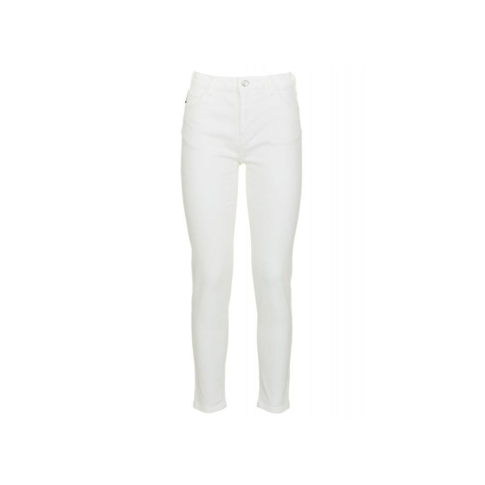 White Cotton Jeans & Pant