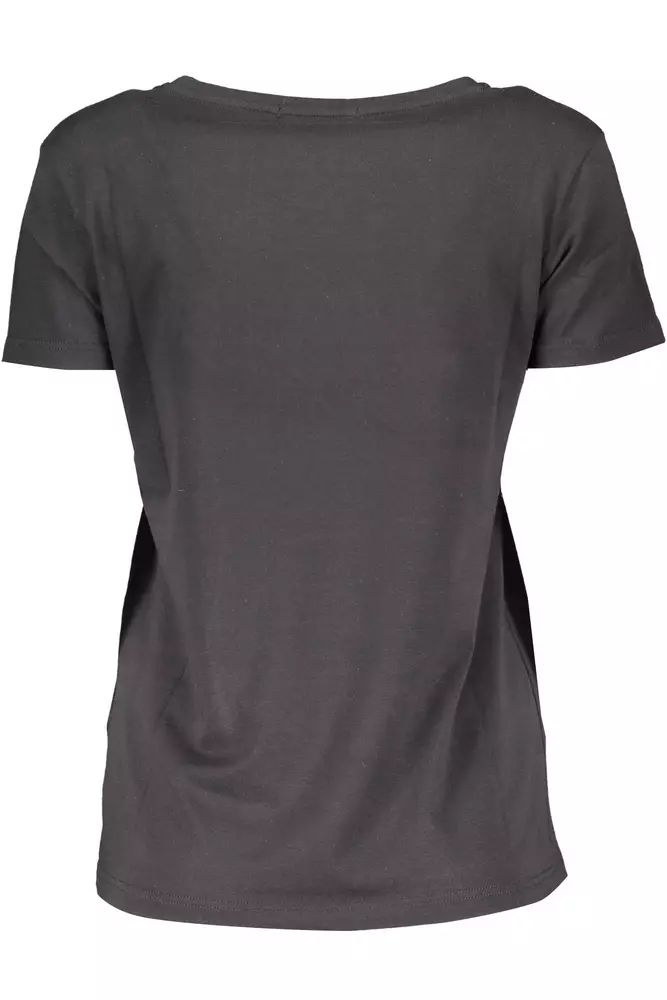 Scervino Street Black Cotton Tops & T-Shirt