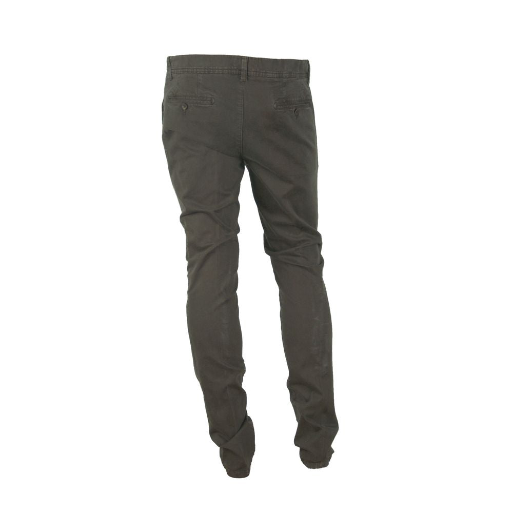 Made in Italy Brown Jeans & Pant