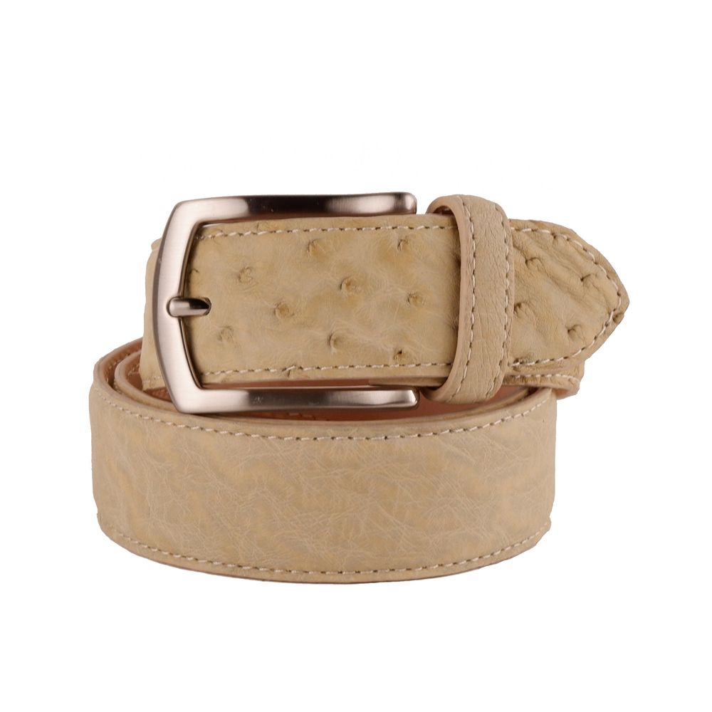 Made in Italy Beige Belt