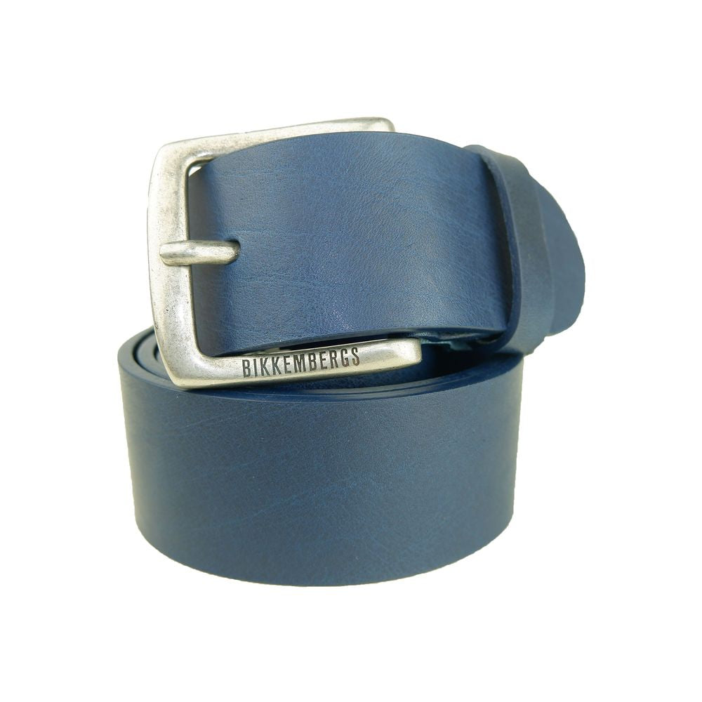 Blue Leather Belt