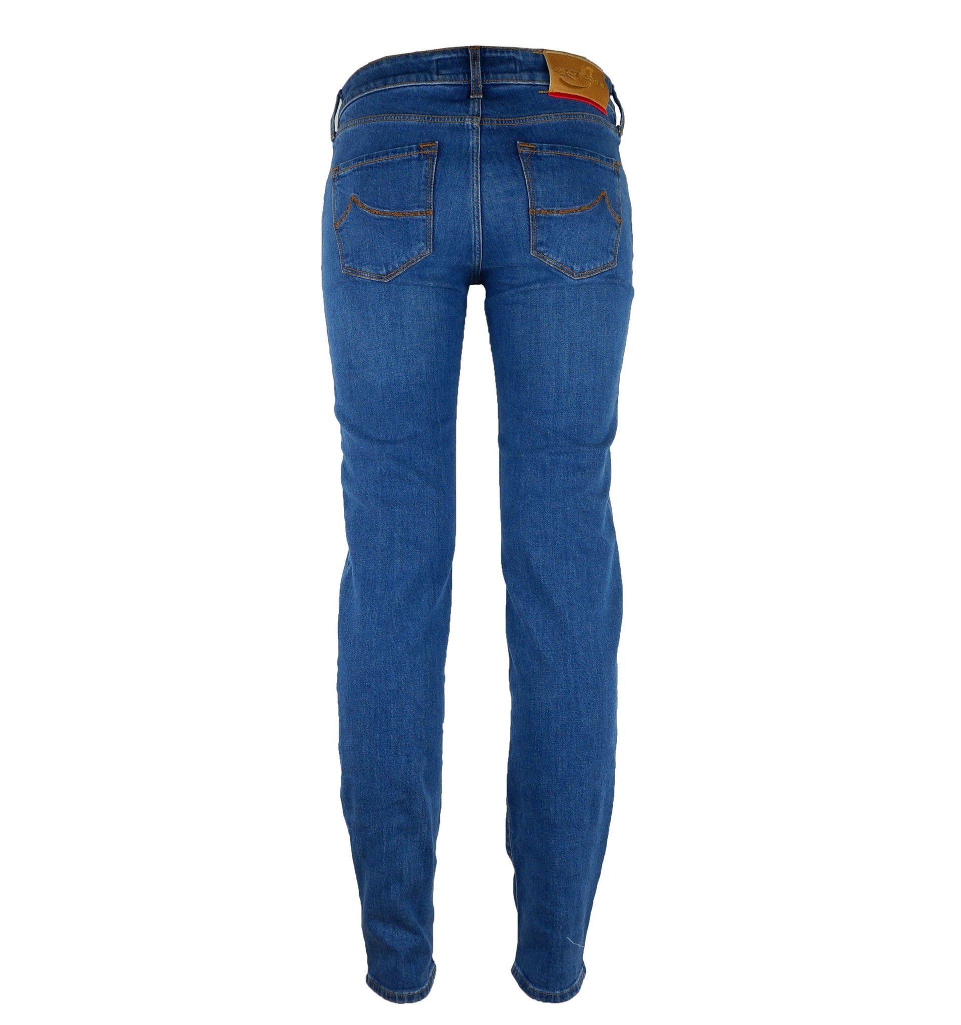 Jacob Cohen Elegant Blue Denim Jacquard Pants