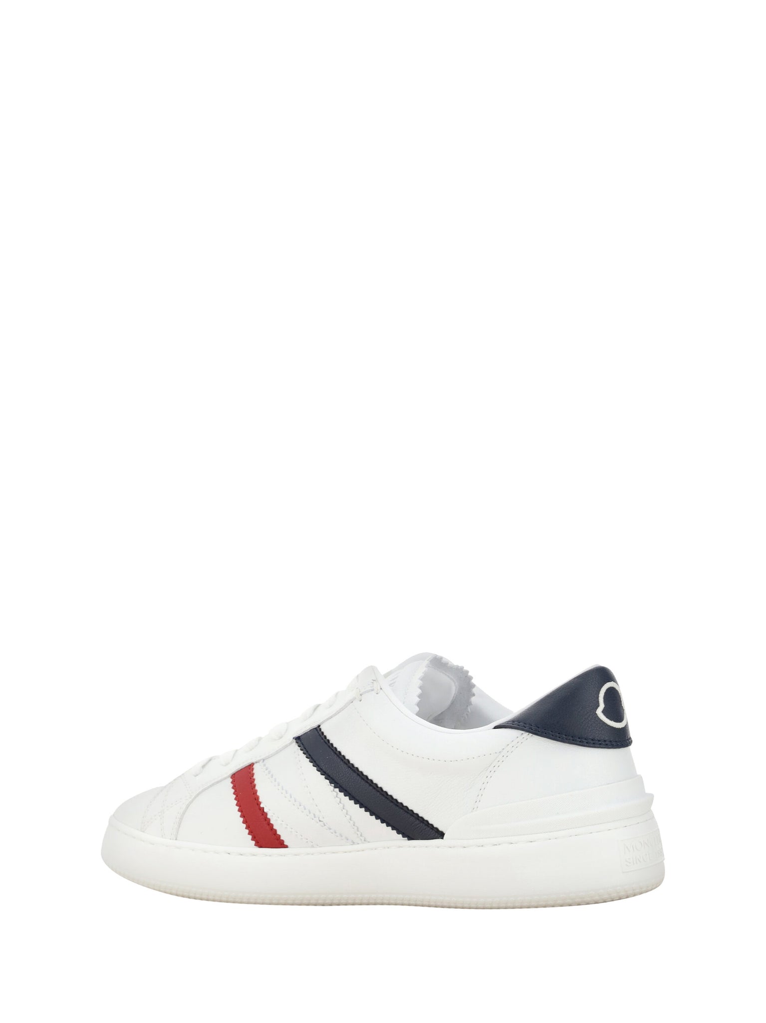 Moncler White Monaco M Low Top Sneakers