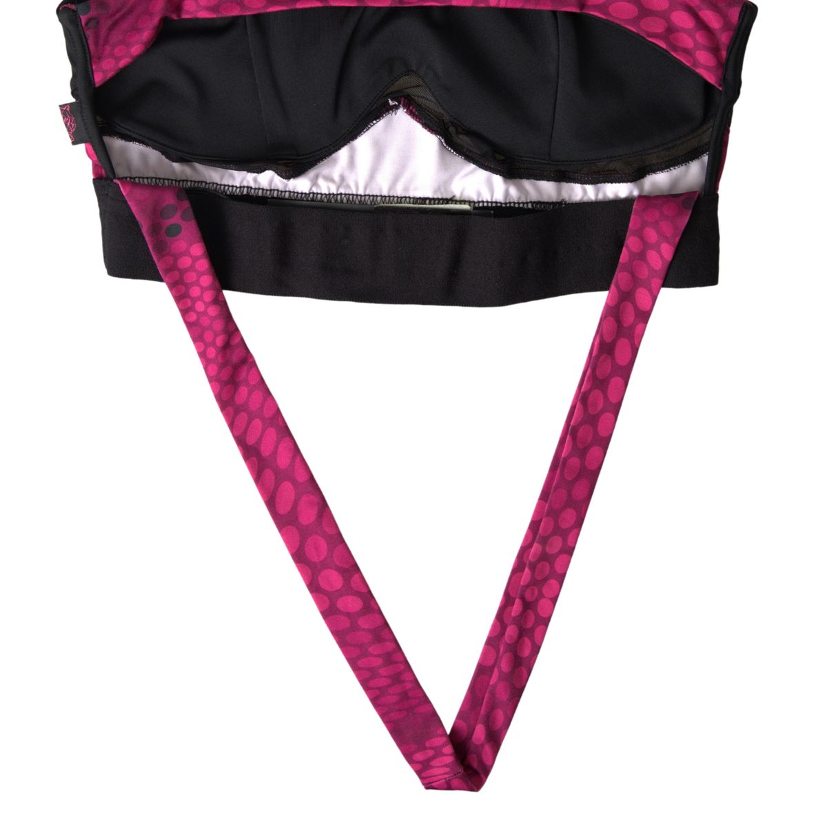 Plein Sport Black Fuchsia Logo Athlete Hannah Bra Underwear