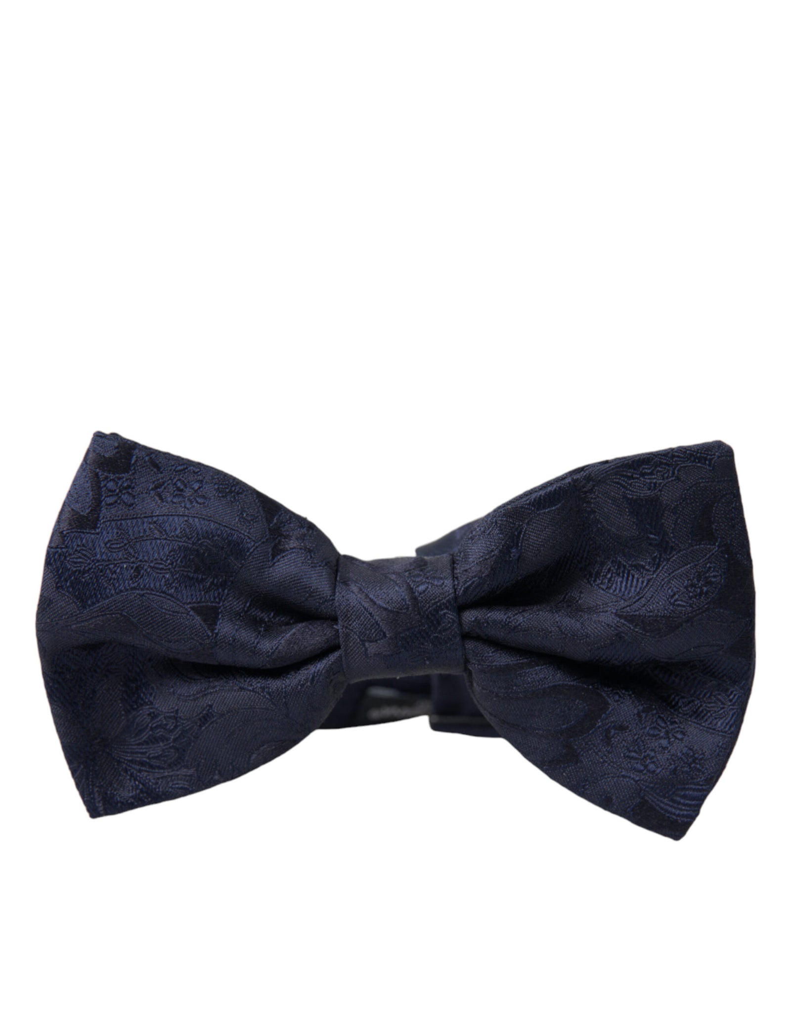 Dolce & Gabbana Blue Silk Adjustable Neck Men Papillon Bow Tie