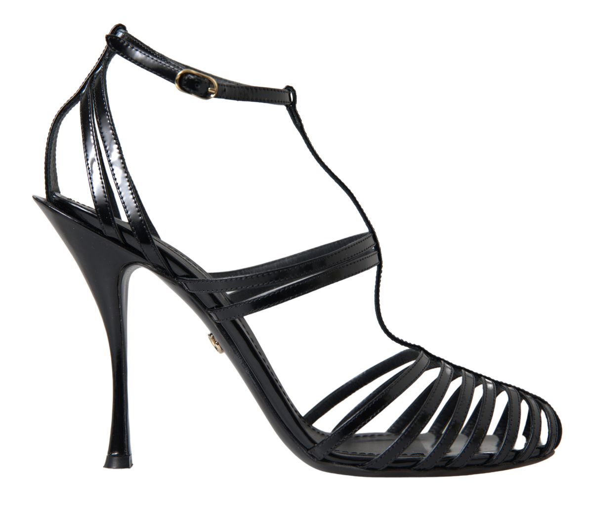 Dolce & Gabbana Black Stiletto High Heels Sandals