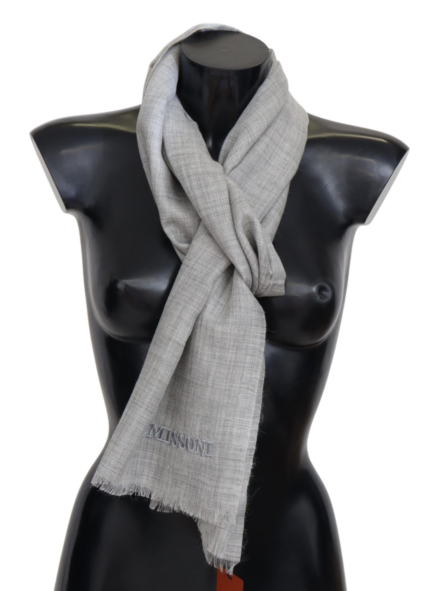 Beige Wool Blend Unisex Neck Warmer Wrap Scarf