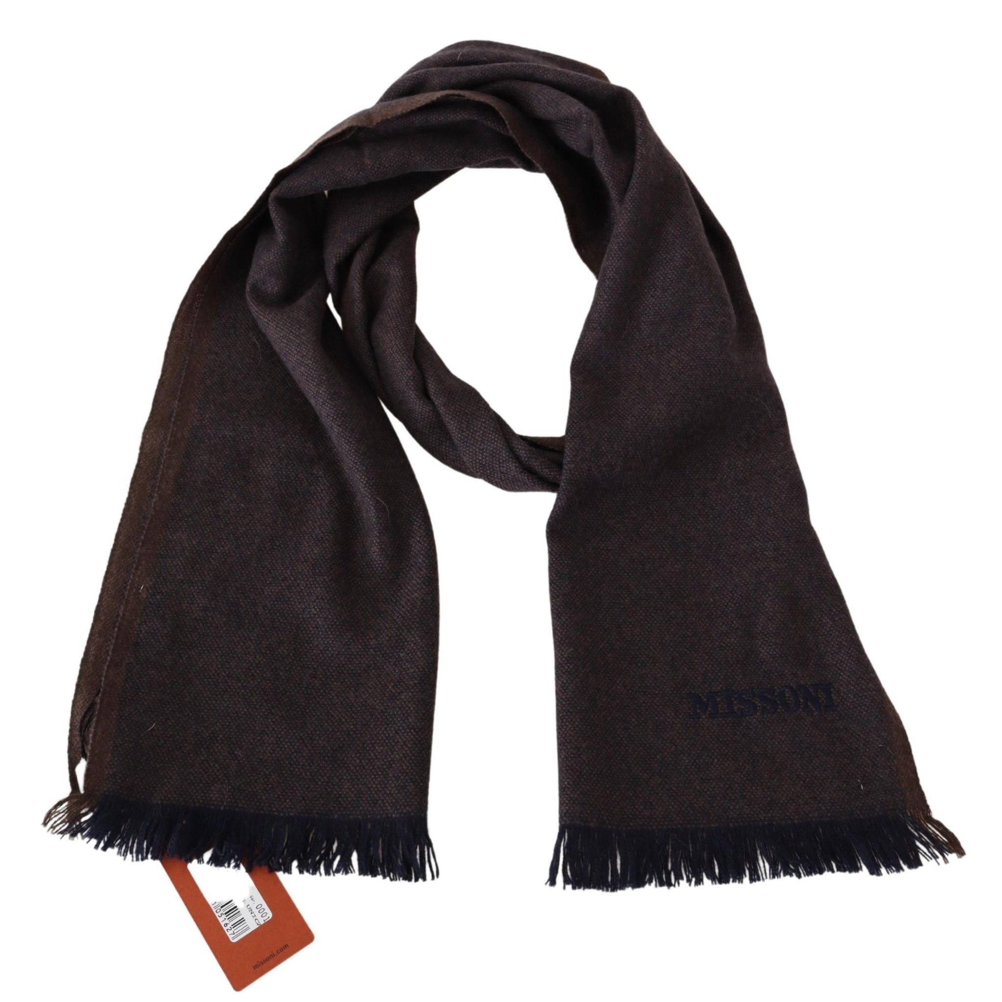 Brown 100% Cashmere Unisex  Scarf